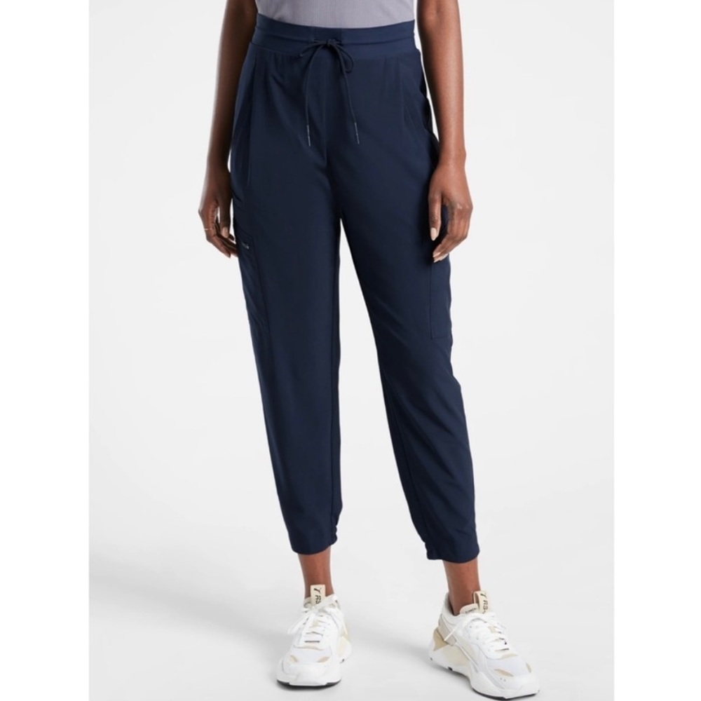 Athleta | Navy Blue Venture Pant Joggers Size 12